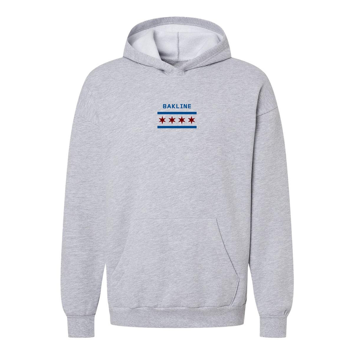 Cotton Cloud Hoody STR - CHICAGO FLAG