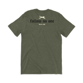 Follow No One - Heathered Tee - Unisex - Bakline