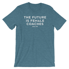 Future is Female COACHES - Heathered Tee - Unisex - Bakline